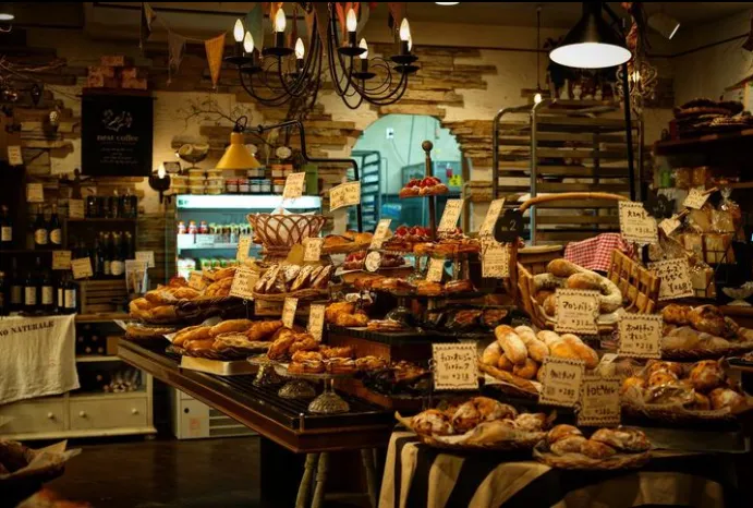 ベーカリーショップでの販売