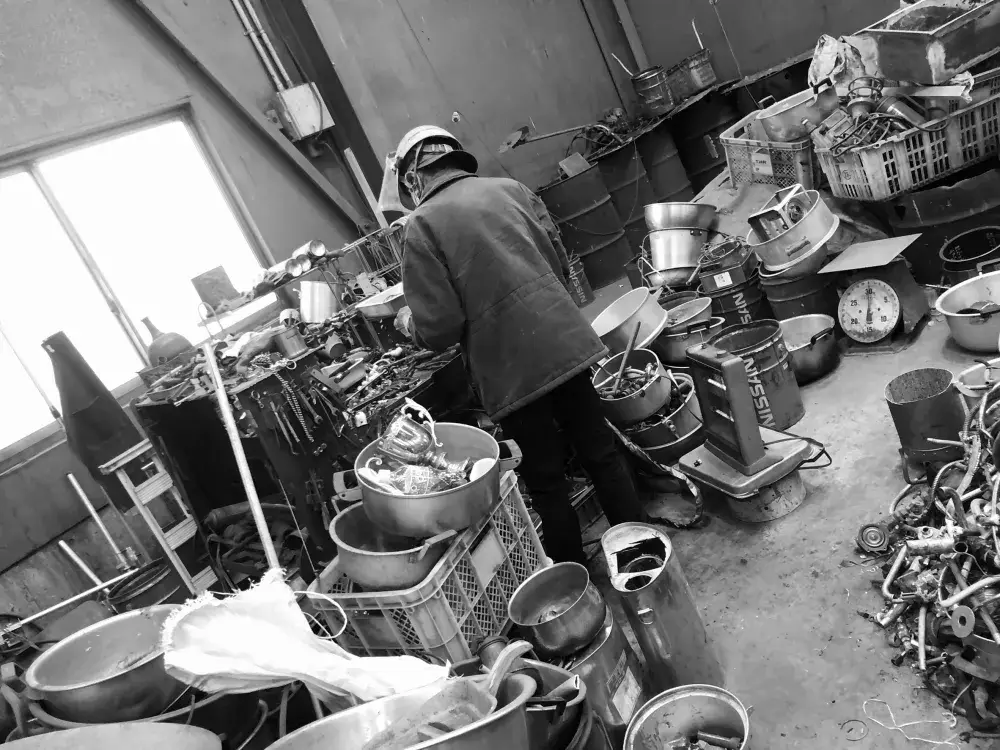 アルミ、ステンレスの選別