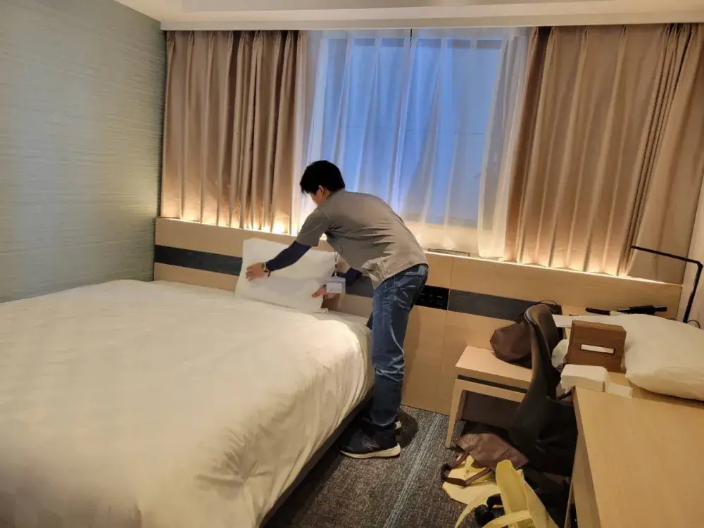 ホテルのルームクリーニング