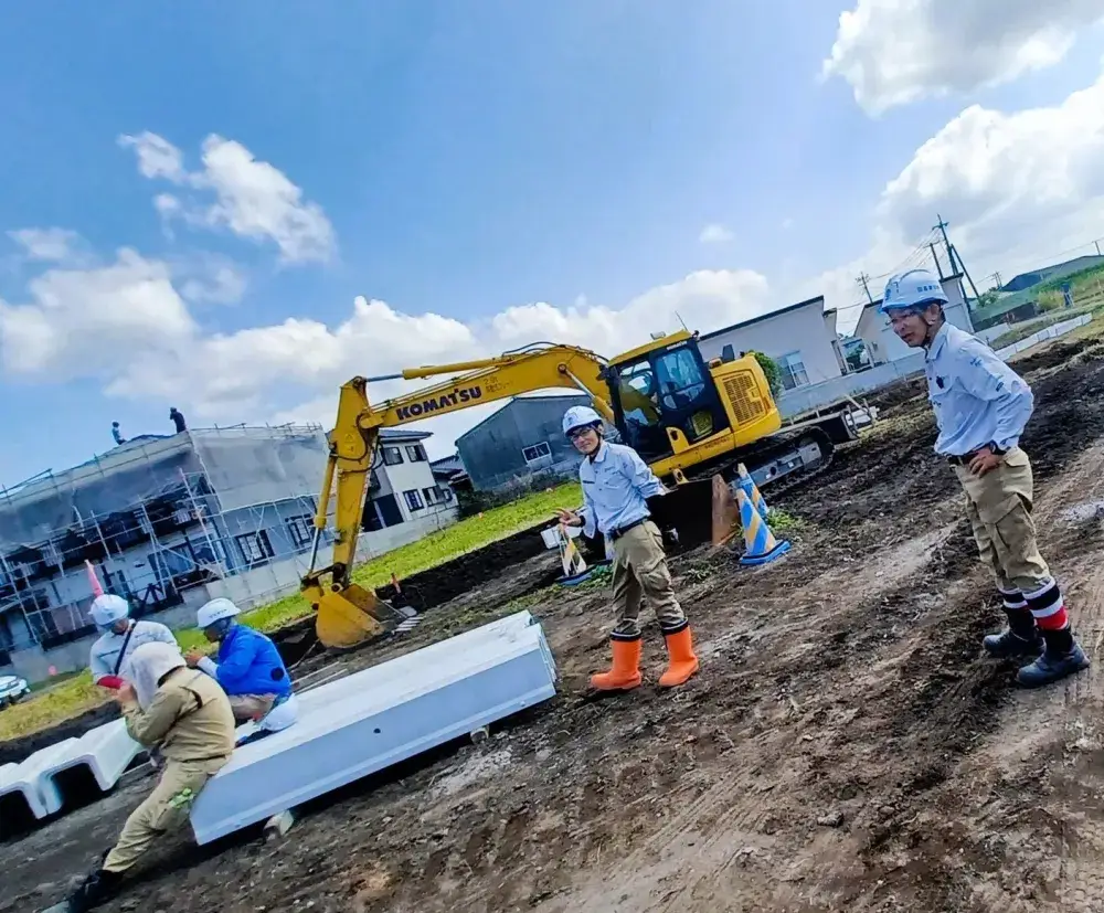 土木工事における現場監督補助